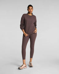 SPANXshape® BodyLine 7/8 Leggings with Mid-Tummy Compression | Dark Cacao