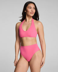 SPANXshape® Swim Halter Bikini Top | Hibiscus
