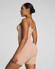 SPANXsculpt® GoFigure Open-Bust Mid-Thigh Bodysuit | Chai