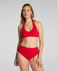 SPANXshape® Swim Halter Bikini Top | SPANX® Red