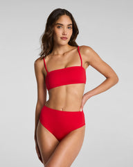 SPANXsmooth® Swim Bandeau Bikini Top | SPANX® Red