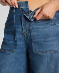 SPANXsupersmooth® Authentic 360 Lightweight Utility Barrel Leg Jeans | Oceanic