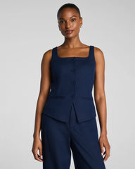 SPANX® EasyBreezy Cotton Linen Button-Down Vest