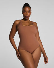 SPANXsculpt® Swim Square Neck One Piece | Caraway