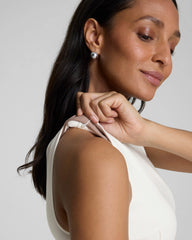 SPANX® Ponte Sleeveless A-Line Midi Dress | Ivory