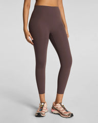 SPANXshape® BodyLine 7/8 Leggings with Mid-Tummy Compression | Dark Cacao