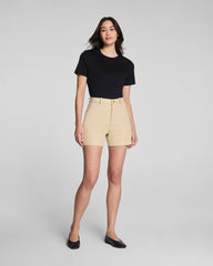SPANX® Lightweight Cotton Crewneck Tee | Classic Black