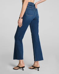SPANXshape® Authentic 360 Raw Hem Kick Flare Jeans | Adriatic Blue