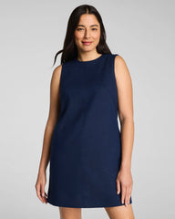 SPANX® EasyBreezy Cotton Linen Mini Dress | Timeless Navy