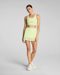 SPANXshape® BodyLine Sheerious Skort with Mid-Tummy Compression, 15" | Zest