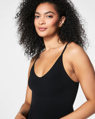SPANXsculpt® Seamless Power Thong Bodysuit | Very Black