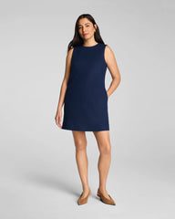 SPANX® EasyBreezy Cotton Linen Mini Dress | Timeless Navy
