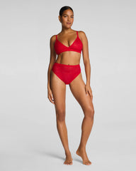 SPANXsupersmooth® Day to Date Night Lace Hi-Leg Brief | SPANX® Red