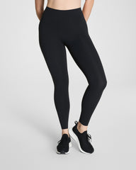SPANXshape® BodyLine Full-Length Leggings with Mid-Tummy Compression | Very Black