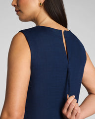 SPANX® EasyBreezy Cotton Linen Mini Dress | Timeless Navy
