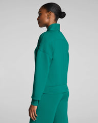 SPANX AirEssentials® Shawl Collar Half Zip | Jade