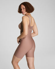 SPANXsupersculpt® Transform Open-Bust Mid-Thigh Bodysuit | Cafe Au Lait