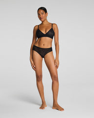 SPANXsupersmooth® Day to Date Night Lace Bikini | Very Black