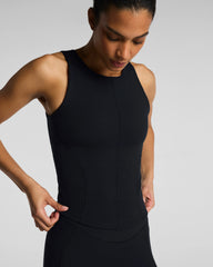 SPANX® PowerPlay High Neck Shelf Tank | Very Black