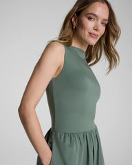 SPANXsmooth® Jersey High Neck Midi Dress | Eucalyptus