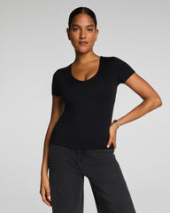 SPANXsmooth® Jersey V-Neck Tee