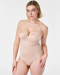 SPANXshape® Invisible High-Waisted Thong | Champagne Beige