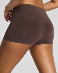 SPANXshape® ExtraOrdinary Supima® Cotton Boyshort | Dark Cacao