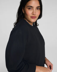 SPANX® Ponte Crewneck Long Sleeve Top | Classic Black