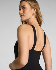 SPANXsculpt® Swim High-Neck One Piece | Very Black