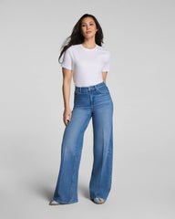 SPANX® Lightweight Cotton Crewneck Tee | Classic White