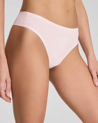 SPANXsmooth® Fit-To-You Supima® Cotton Thong 3-Pack Box | Aster/Rosebud/Basalt
