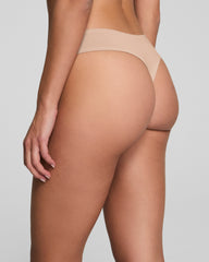 SPANXsmooth® Fit-To-You Supima® Cotton Thong 3-Pack | Toasted Oatmeal