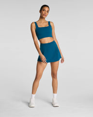SPANX® BoostUp Cropped Square Neck Shelf Tank | Deep Cove