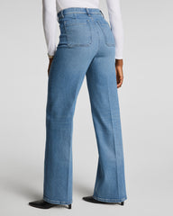 SPANXshape® Authentic 360 Easy Flare Jeans with Patch Pockets | Elysian