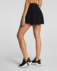 SPANXshape® BoostUp Pleated Skort, 14" | Very Black