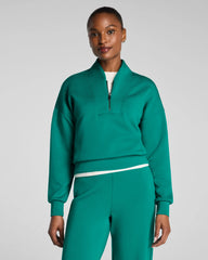 SPANX AirEssentials® Shawl Collar Half Zip | Jade