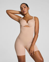 SPANXsculpt® GoFigure Open-Bust Mid-Thigh Bodysuit
