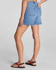 SPANXshape® Authentic 360 Raw Hem Jean Short, 5" | Elysian