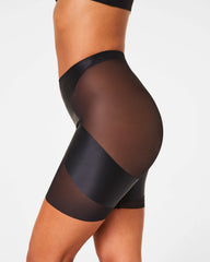 SPANXshape® Satin-X™ Mid-Thigh Short | Very Black