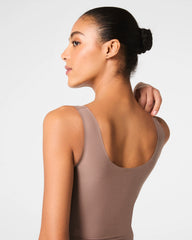 SPANXshape® Invisible Supima® Cotton Tank | Cafe Au Lait