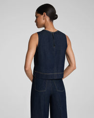 SPANX® Lightweight Denim Shell Tank | Deep Sea