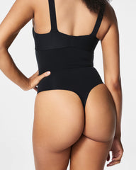 SPANXsculpt® Seamless Power High-Waisted Thong | Very Black