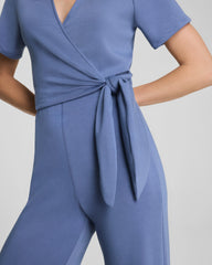 SPANX AirEssentials® Collared Tie-Waist Jumpsuit | Rain