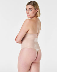 SPANXshape® Invisible High-Waisted Thong | Champagne Beige