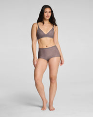 SPANXsupersmooth® Day to Date Night Lace Boyshort | Granite