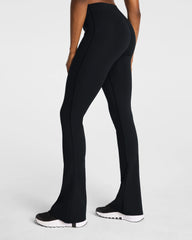 SPANXshape® BodyLine Micro Flare Pant with Full-Tummy Compression | Very Black