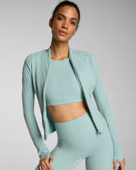 SPANX® PowerPlay Contour Full Zip Jacket | Wave