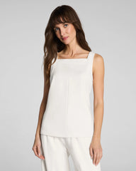 SPANX® Ponte Square Neck Tank | Ivory