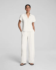 SPANX® CarryOn Collared Tee | Ivory