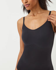 SPANXshape® Invisible Cami Thong Bodysuit | Very Black